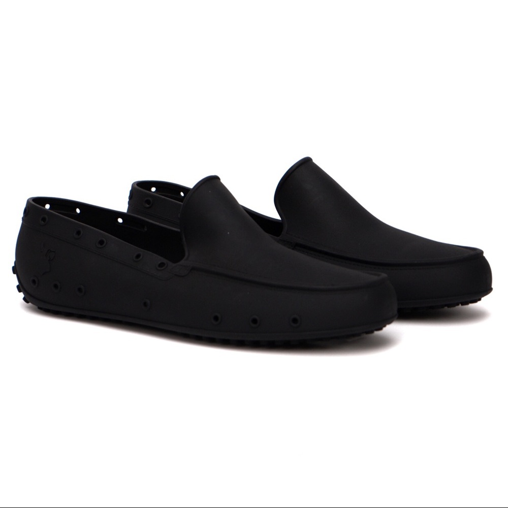 NWT Rubber Loafers - Black “Catamara Fluo” - Waterproof